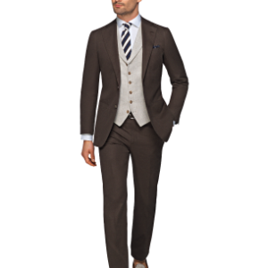 Leather Jacket Suitsupply Tuxedo Havana