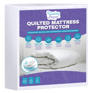 Tawfeeq Linens Waterproof Mattress Protector Cover - California King
